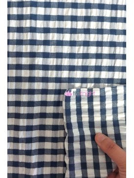 Seersucker Poly Cotton Woven Crafting Summer Dressmaking Fabric 59
