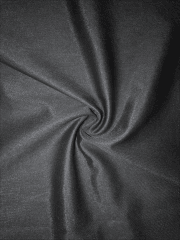 Semi Sheen Stretch Fabric (117cms)- Black SQ387 BK
