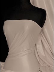 Semi Wet Look Latex Stretch Material- White SQ143 WHT