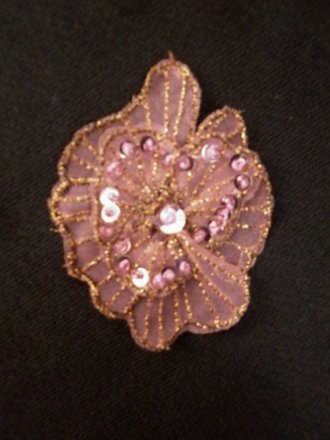 Sequin Flower Embellishment- Lilac EM141 LLC