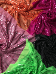 Sequins 6mm Lurex Net Dance Fabric- SQ635