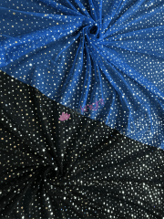 Sequins Mesh Net Dancewear Material- Silver Sparkle SQ634