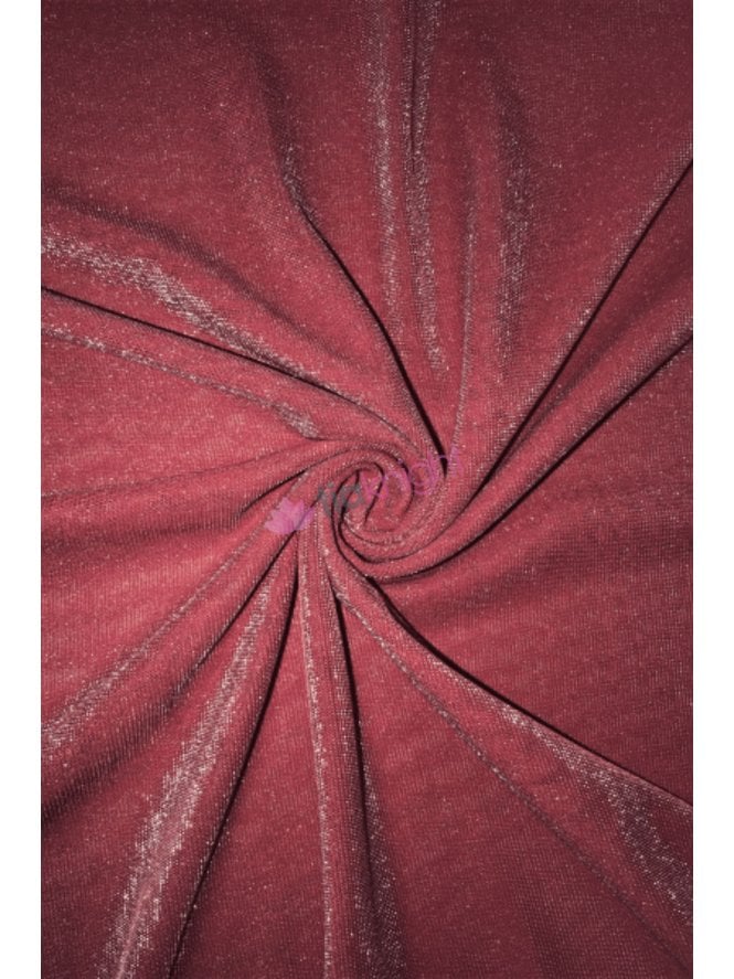 Shimmer 4 Way Stretch Light Weight Sheer Fabric- Columbine Red SQ53 CMRD