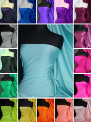 Shiny Lycra 4 Way Stretch Dressmaking Fabric Q54