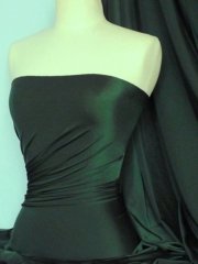 Shiny Lycra 4 Way Stretch Material- Bottle Green Q54 BTGR
