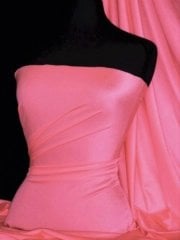 Shiny Lycra 4 Way Stretch Material- Bubblegum Pink Q54 BGM