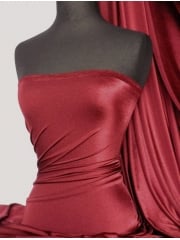 Shiny Lycra 4 Way Stretch Material- Burgundy Q54 BGD