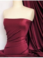 Shiny Lycra 4 Way Stretch Material- Cherry Red Q54 CHRD
