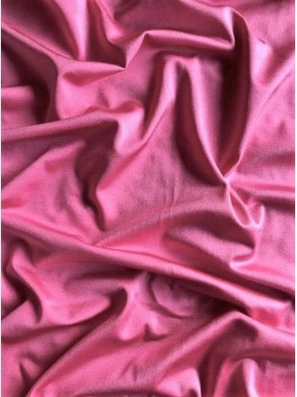 Shiny Lycra 4 Way Stretch Material- Flamingo Pink Q54 FLM