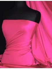 Shiny Lycra 4 Way Stretch Material- Flo Fuchsia Pink Q54 FLFCH