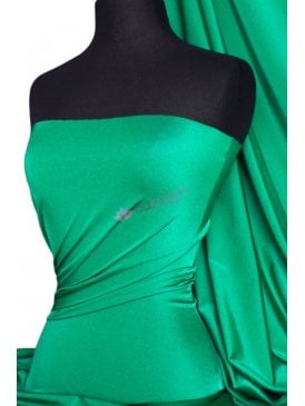 Shiny Lycra 4 Way Stretch Material- Jade Green Q54 JD