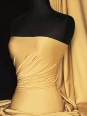 Shiny Lycra 4 Way Stretch Material- Maize Q54 MZE