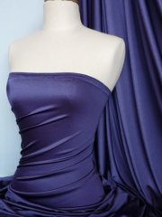 Shiny Lycra 4 Way Stretch Material- Navy Blue Q54 NYBL