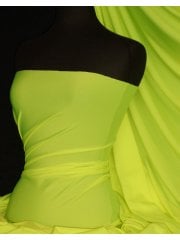 Shiny Lycra 4 Way Stretch Material- Neon Yellow Q54 NYL