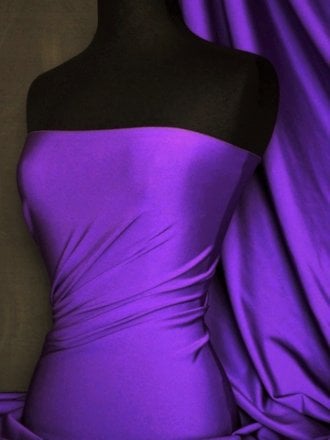 Shiny Lycra 4 Way Stretch Material- Purple Passion Q54 PPLP