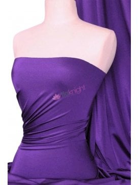Shiny Lycra 4 Way Stretch Material- Purple Q54 PPL