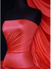 Shiny Lycra 4 Way Stretch Material- Scarlett Red Q54 SCRD