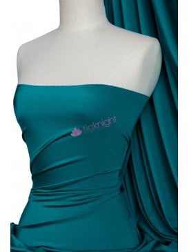 Shiny Lycra 4 Way Stretch Material- Teal Q54 TL