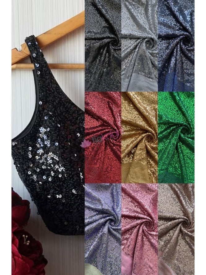 Showtime 2mm Sequins Dance/Decor Nylon Spangle Stretch Fabric- SEQ53A
