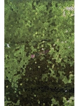 Showtime Fabric All Over Stitched 3mm Sequins - Olive SEQ53 OLV