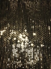 Showtime Fabric All Over Stitched Sequins Mesh- Golden Glam SEQ62 BKGD