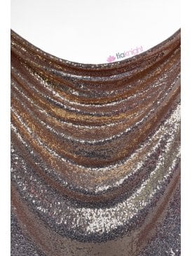 Showtime Stitched 3mm Sequins Mesh Fabric- SEQ53