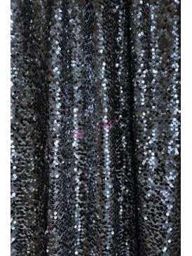 Showtime Stitched 4mm Sequins Fabric- Dark Navy SQ947 DKNY
