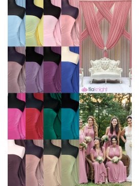 Silk Touch 4 Way Stretch Dressmaking Decor Fabric- Q53T