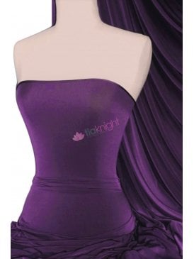 Silk Touch 4 Way Stretch Fabric- Aubergine Q53 AUB