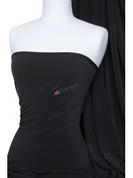 Silk Touch 4 Way Stretch Fabric- Black Q53 BK