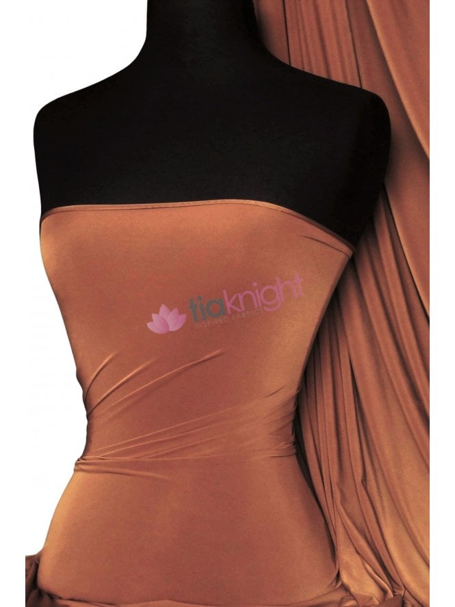 Silk Touch 4 Way Stretch Fabric- Copper Q53 COP