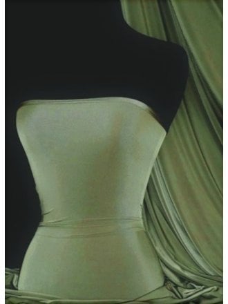 Silk Touch 4 Way Stretch Fabric- Dark Olive Q53 DKOLV