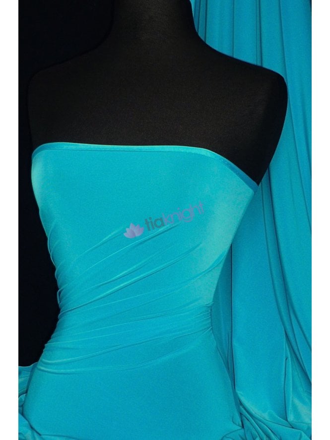 Silk Touch 4 Way Stretch Fabric- Dark Turquoise Q53 DKTQ