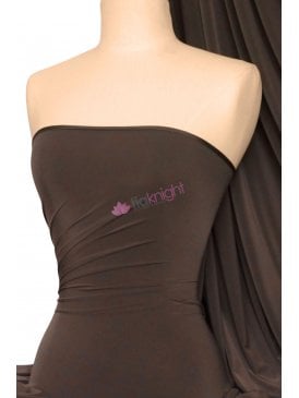 Silk Touch 4 Way Stretch Fabric- Earth Brown Q53 EBR