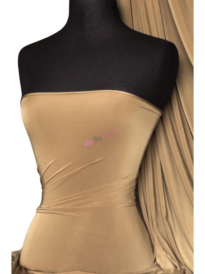 Silk Touch 4 Way Stretch Fabric- Fudge Q53 FDG