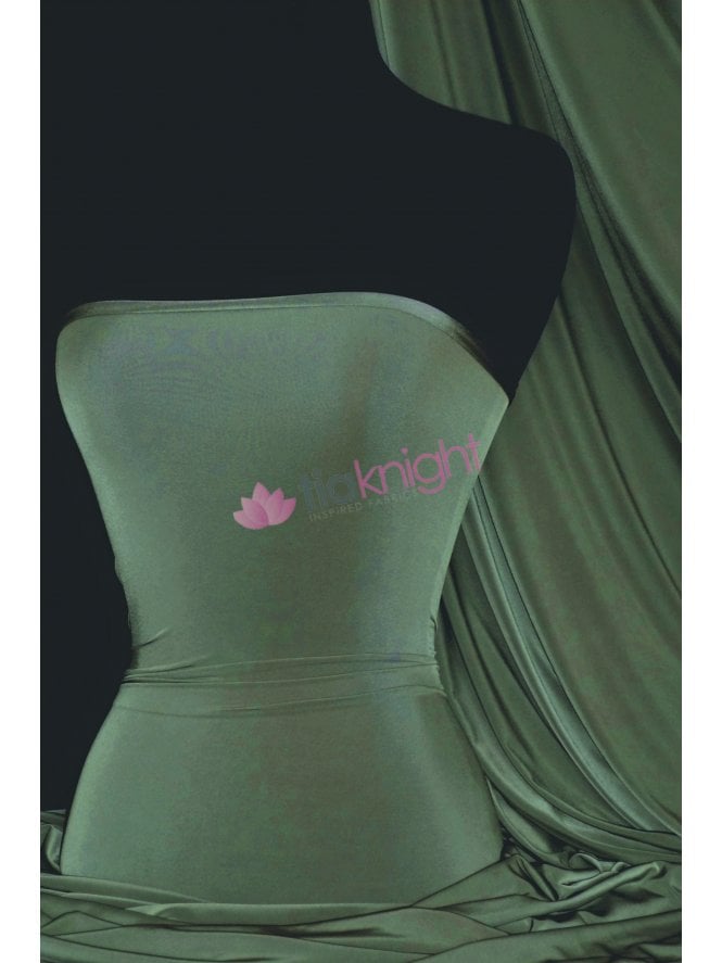 Silk Touch 4 Way Stretch Fabric- Light Khaki Q53 LTKH
