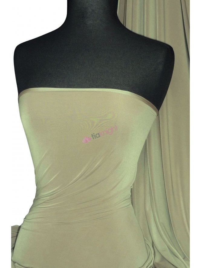 Silk Touch 4 Way Stretch Fabric- Light Olive Q53 LTOLV