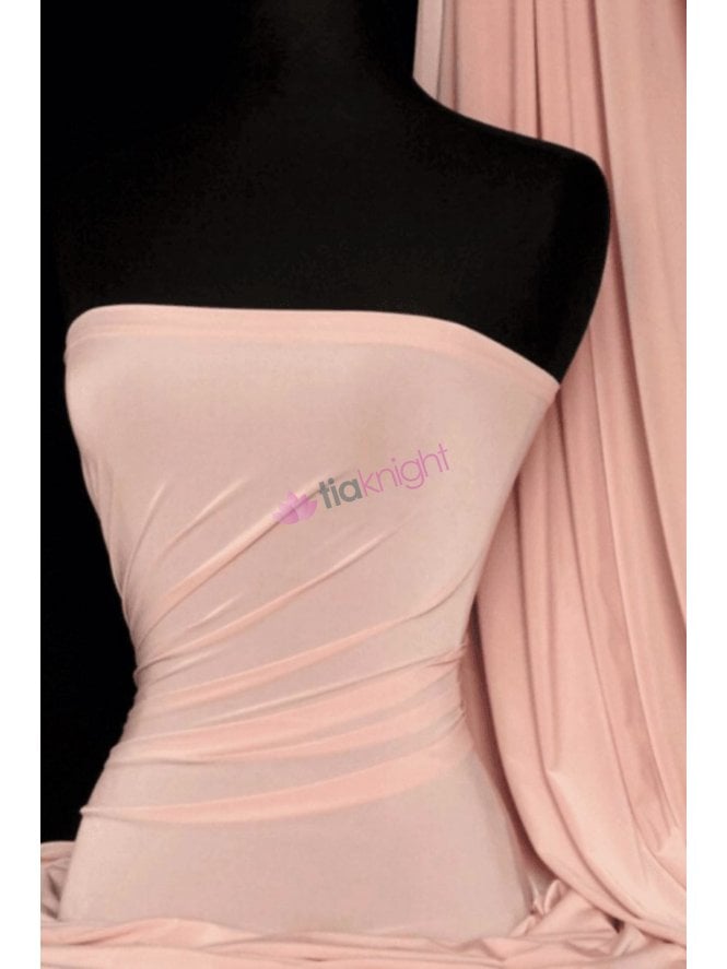 Silk Touch 4 Way Stretch Fabric- Light Peach Q53 LTPCH