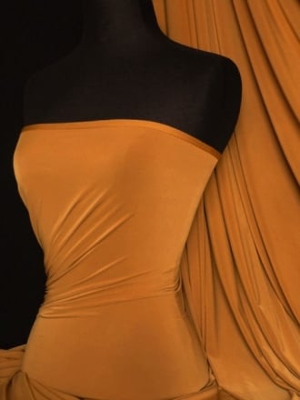 Silk Touch 4 Way Stretch Fabric- Mustard Q53 MSTD