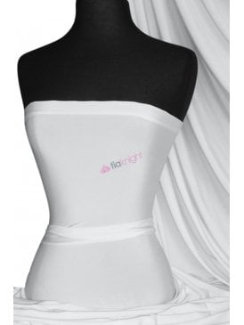 Silk Touch 4 Way Stretch Fabric- Optic White Q53 OWHT