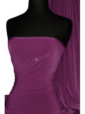 Silk Touch 4 Way Stretch Fabric- Plum Q53 PLM