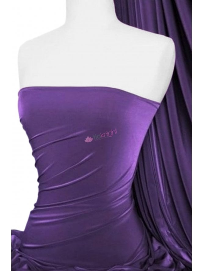 Silk Touch 4 Way Stretch Fabric- Purple Q53 PPL