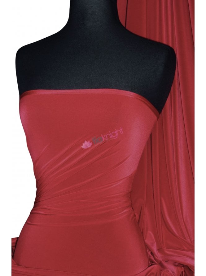 Silk Touch 4 Way Stretch Fabric- Red Q53 RD