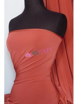 Silk Touch 4 Way Stretch Fabric- Rust Q53 RST