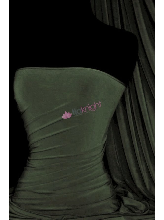 Silk Touch 4 Way Stretch Fabric- Seaweed Q53 SWD