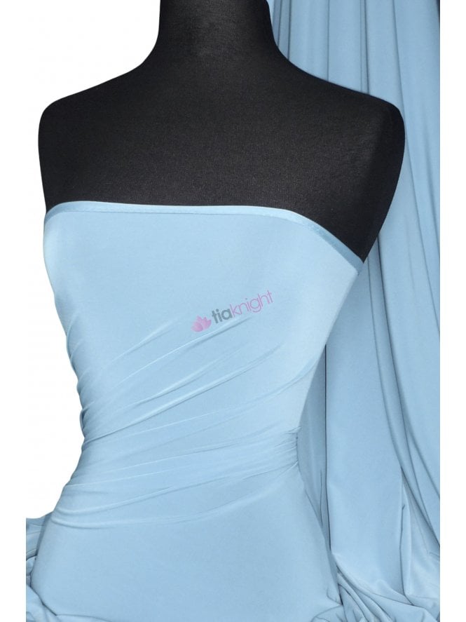 Silk Touch 4 Way Stretch Fabric- Sky Blue Q53 SKBL