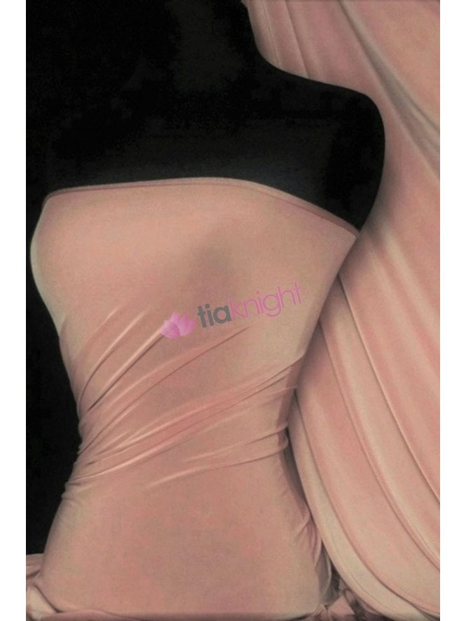 Silk Touch 4 Way Stretch Fabric- Soft Peach Q53 SPCH