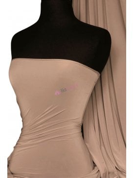 Silk Touch 4 Way Stretch Fabric- Tan Q53 TAN