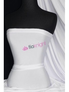 Silk Touch 4 Way Stretch Fabric- White Q53 WHT