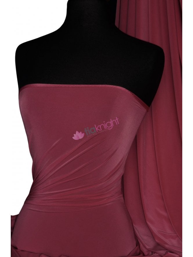 Silk Touch 4 Way Stretch Fabric- Wine B Q53B WN